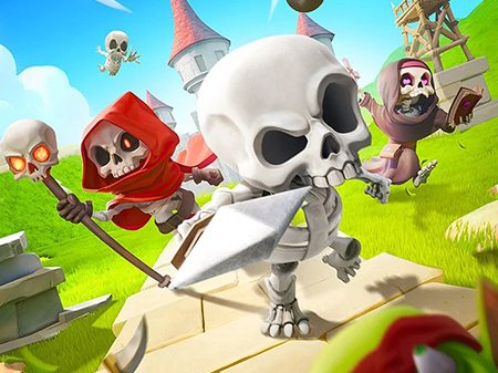 Bảo vệ vương quốc xương của bạn trong game phòng thủ Skull Rush afkmobi skullrush 1jpg