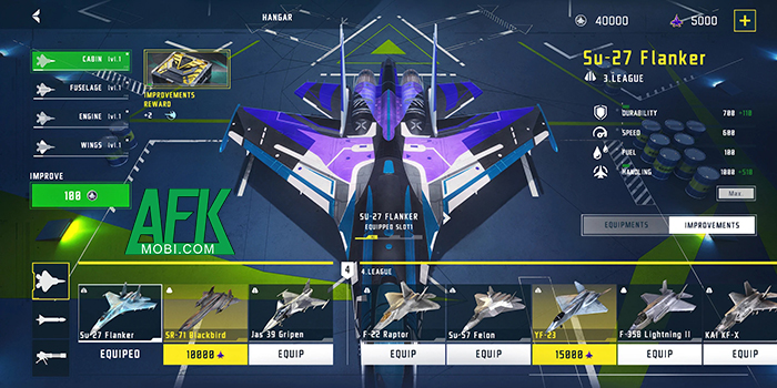 Điều khiển chiến cơ tham gia vào các trận không chiến trong Sky Combat 2: Air Combat PvP 3 Điều khiển chiến cơ tham gia vào các trận không chiến trong Sky Combat 2: Air Combat PvP 3