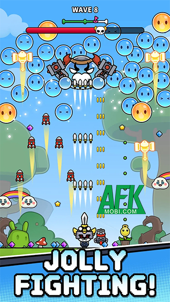 Chống lại các đợt quái vật chất nhờn rơi từ trên trời xuống trong Slime Clash: Roguelike Shooting 0 Chống lại các đợt quái vật chất nhờn rơi từ trên trời xuống trong Slime Clash: Roguelike Shooting 0