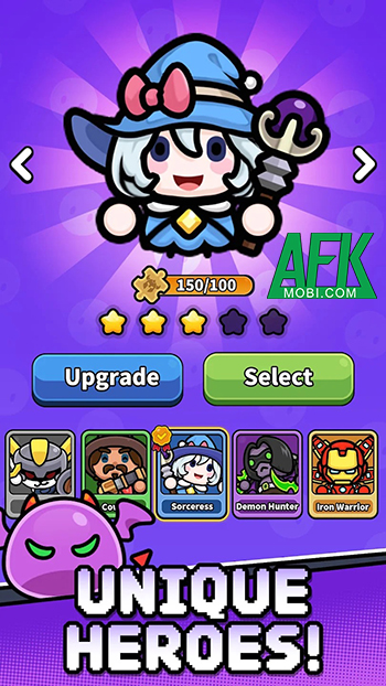 Chống lại các đợt quái vật chất nhờn rơi từ trên trời xuống trong Slime Clash: Roguelike Shooting 2 Chống lại các đợt quái vật chất nhờn rơi từ trên trời xuống trong Slime Clash: Roguelike Shooting 2