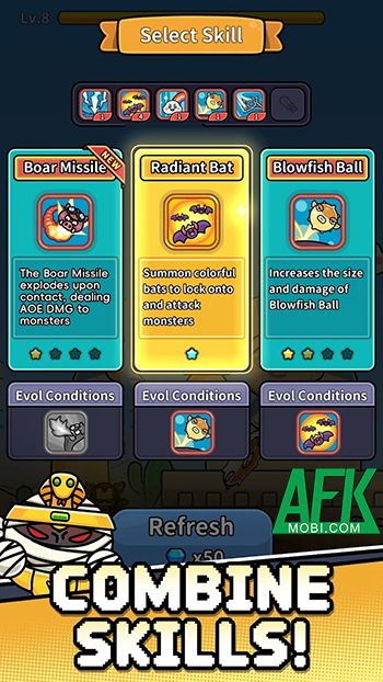 Chống lại các đợt quái vật chất nhờn rơi từ trên trời xuống trong Slime Clash: Roguelike Shooting 3 Chống lại các đợt quái vật chất nhờn rơi từ trên trời xuống trong Slime Clash: Roguelike Shooting 3