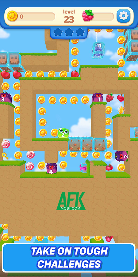 Hướng dẫn khối chất nhờn di chuyển thu thập các chiếc kẹo với Slime Rush - Sugar Adventure 1 Hướng dẫn khối chất nhờn di chuyển thu thập các chiếc kẹo với Slime Rush - Sugar Adventure 1