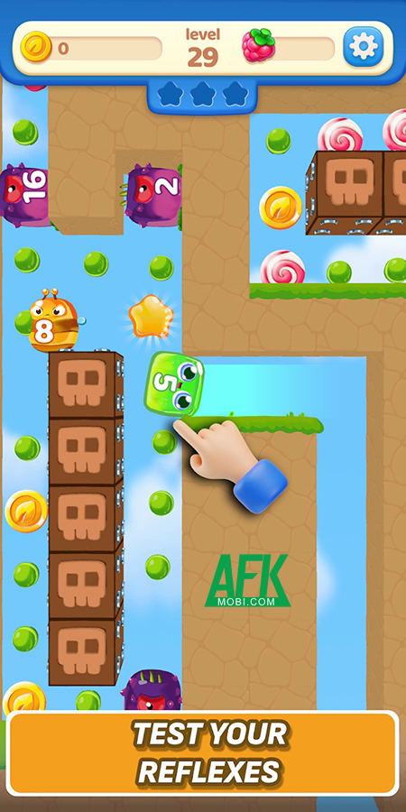 Hướng dẫn khối chất nhờn di chuyển thu thập các chiếc kẹo với Slime Rush - Sugar Adventure 3 Hướng dẫn khối chất nhờn di chuyển thu thập các chiếc kẹo với Slime Rush - Sugar Adventure 3