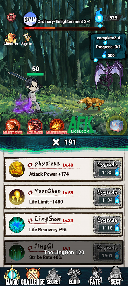 Bắt đầu hành trình tu tiên bằng cách tiêu diệt yêu quái trong Sword Immortal 2 Bắt đầu hành trình tu tiên bằng cách tiêu diệt yêu quái trong Sword Immortal 2