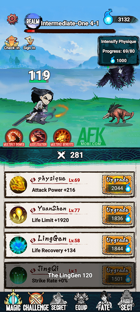 Bắt đầu hành trình tu tiên bằng cách tiêu diệt yêu quái trong Sword Immortal 3 Bắt đầu hành trình tu tiên bằng cách tiêu diệt yêu quái trong Sword Immortal 3