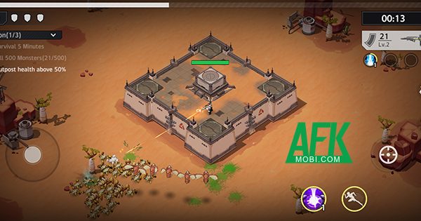 Chinh phục hành tinh sa mạc trong game phòng thủ The Outpost: Idle Defense afkmobi theoutpostidledefense 1jpg