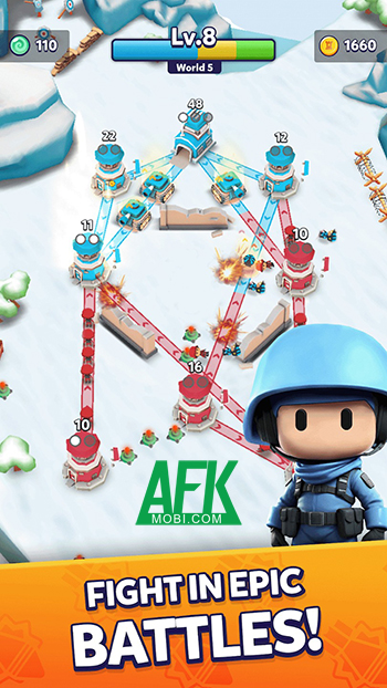 Tower Battle: Connect Towers game chiến thuật với lối chơi vẽ đường quân chạy đơn giản 0 Tower Battle: Connect Towers game chiến thuật với lối chơi vẽ đường quân chạy đơn giản 0