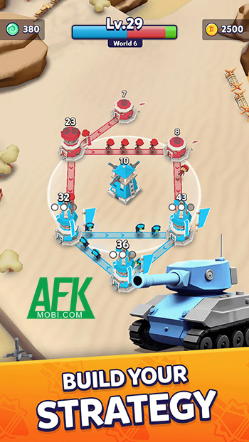 Tower Battle: Connect Towers game chiến thuật với lối chơi vẽ đường quân chạy đơn giản 1 Tower Battle: Connect Towers game chiến thuật với lối chơi vẽ đường quân chạy đơn giản 1