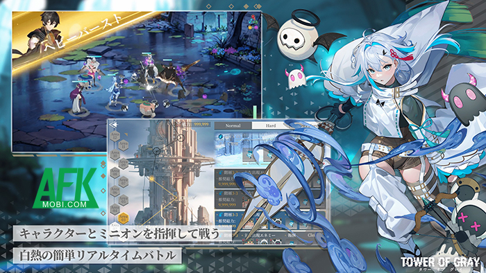 Tower of Gray sự kết hợp giữa SLG và chiến thuật thẻ tướng 1