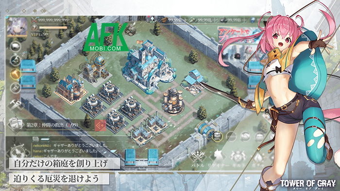 Tower of Gray sự kết hợp giữa SLG và chiến thuật thẻ tướng 2