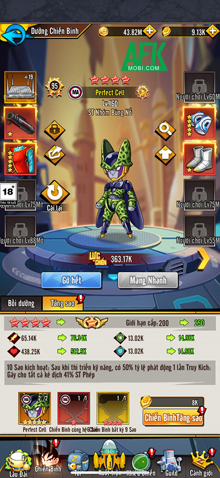 Ngọc Rồng Huyền Thoại cho bạn thỏa sức xây dựng đội hình với dàn nhân vật từ vũ trụ Dragon Ball 3 Ngọc Rồng Huyền Thoại cho bạn thỏa sức xây dựng đội hình với dàn nhân vật từ vũ trụ Dragon Ball 3