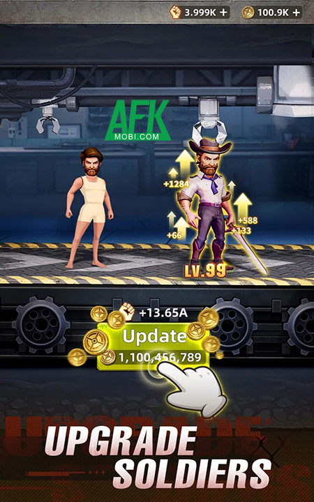 Troopers Factory: Idle Game mời bạn phát triển