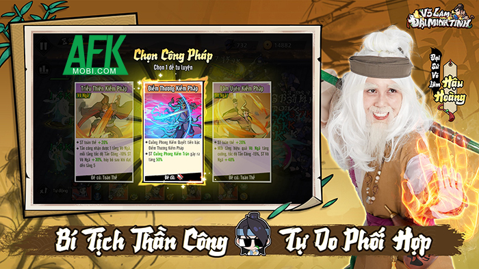 Võ Lâm Đại Minh Tinh game Kim Dung lối chơi Tháp phòng kết hợp Đấu tướng về Việt Nam 3