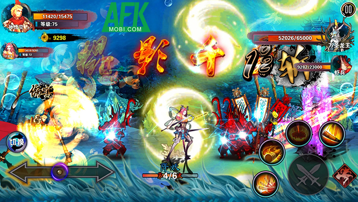 Điều khiển Tôn Ngộ Không để chiến đấu trong game hành động Vua khỉ Kung Fu 1 Điều khiển Tôn Ngộ Không để chiến đấu trong game hành động Vua khỉ Kung Fu 1