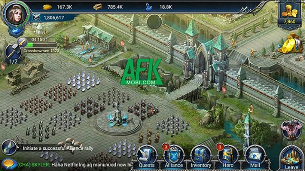 War and Magic: Kingdom Reborn với lối chơi độc đáo kết hợp giữa yếu tố SLG và đấu cờ afkmobi warandmagic 1jpg