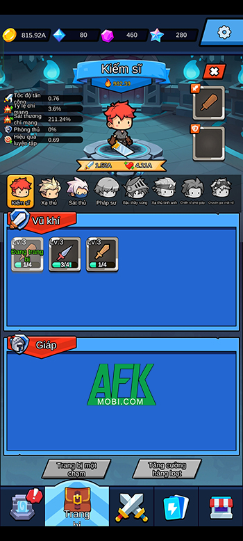 Warriors Village cho người chơi được phát triển ngôi làng chiến binh của mình 1 Warriors Village cho người chơi được phát triển ngôi làng chiến binh của mình 1