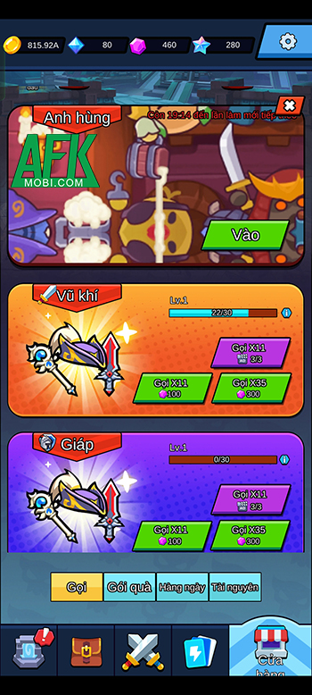 Warriors Village cho người chơi được phát triển ngôi làng chiến binh của mình 3 Warriors Village cho người chơi được phát triển ngôi làng chiến binh của mình 3