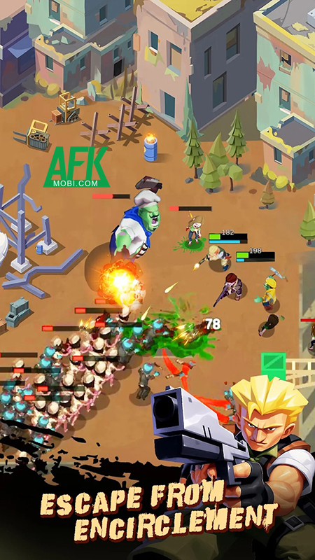 Wipeout Zombies đưa bạn xây dựng lại thành phố bị phá hủy bởi chiến tranh hạt nhân 2