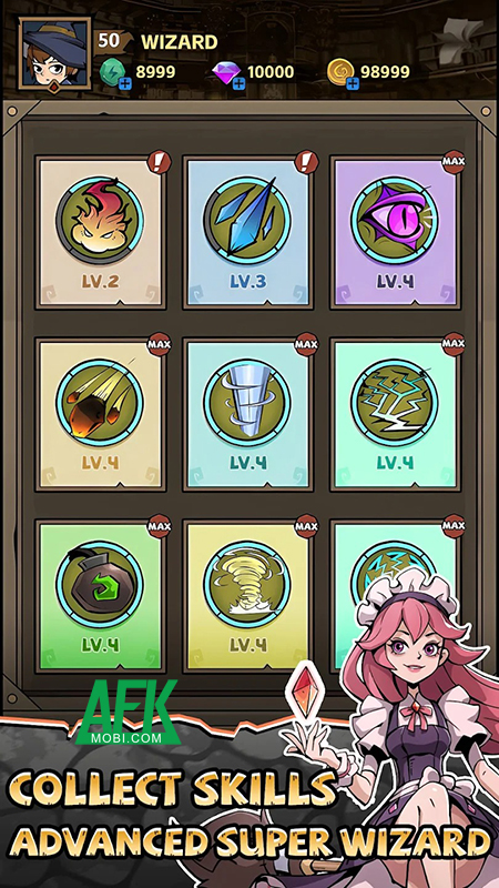 Wizard's Survival cho người chơi nhập vai phù thủy và bảo vệ thị trấn trước quái vật 4 Wizard's Survival cho người chơi nhập vai phù thủy và bảo vệ thị trấn trước quái vật 4