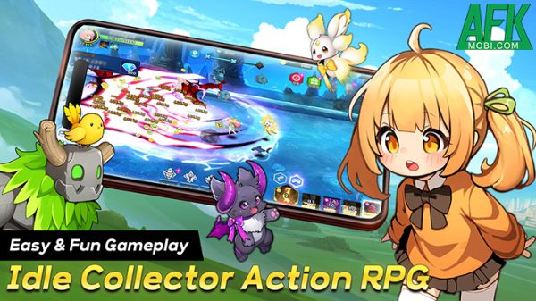 X Magician: Idle RPG hành trình phát triển sức mạnh của nàng pháp sư kiêm triệu hồi sư tập sự afkmobi xmagician 1jpg