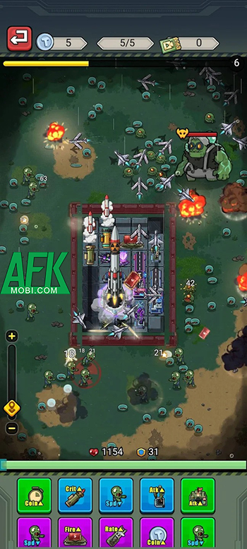 Xây dựng hệ thống phòng thủ để chống lại các đợt xác sống trong Zombie Siege.io 2