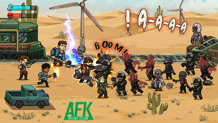 Dẫn dắt những người sống sót chống lại xác sống trong Zombie Warfare: The Death Path 1 Dẫn dắt những người sống sót chống lại xác sống trong Zombie Warfare: The Death Path 1