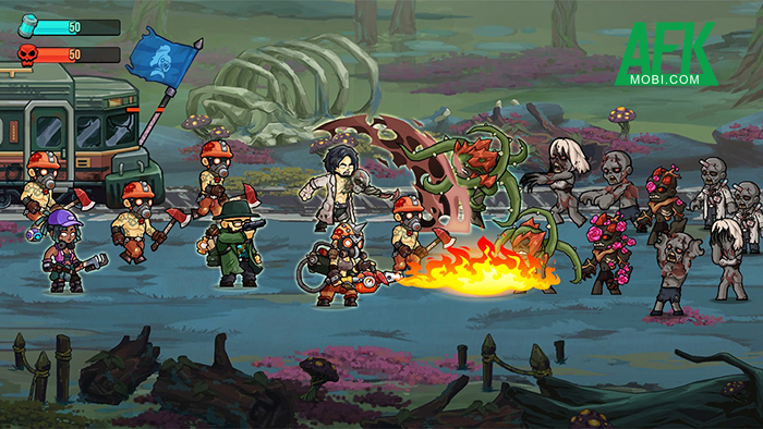 Dẫn dắt những người sống sót chống lại xác sống trong Zombie Warfare: The Death Path 2 Dẫn dắt những người sống sót chống lại xác sống trong Zombie Warfare: The Death Path 2