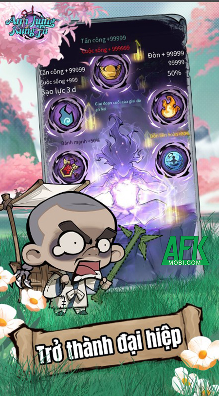 Anh Hùng Kungfu phiên bản Việt hóa của game hot Kungfu Heroes - Idle RPG 2 Anh Hùng Kungfu phiên bản Việt hóa của game hot Kungfu Heroes - Idle RPG 2