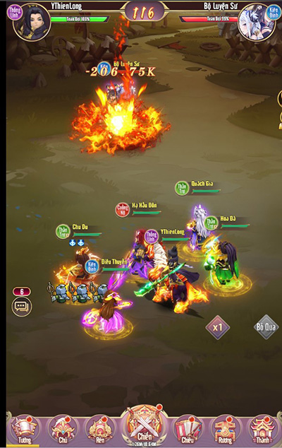 Có trăm nghìn cách để phát triển sức mạnh Võ Tướng ở game Chân Vương 3Q 0