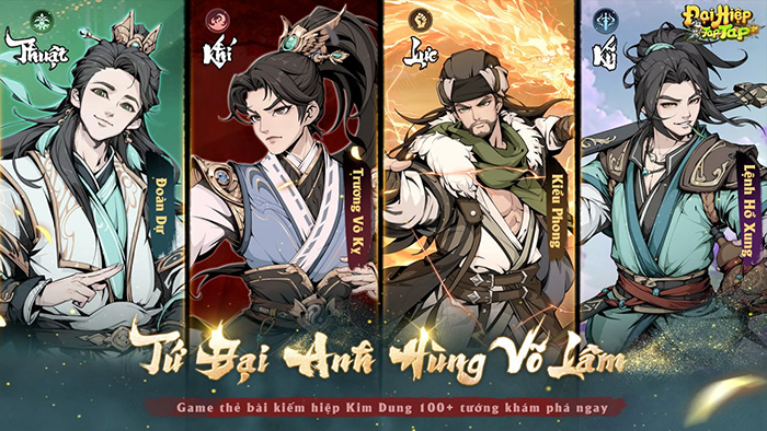 Vào game Đại Hiệp Tap Tap nâng chén thỏa thích, nhận ngay hiệp khách bá đạo! 2 Vào game Đại Hiệp Tap Tap nâng chén thỏa thích, nhận ngay hiệp khách bá đạo! 2