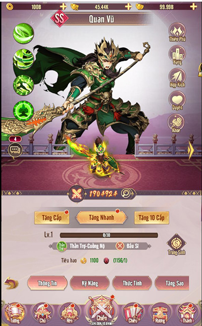 Soi lớp đồ hoạ trẻ trung đậm chất thiếu niên anh hùng của game mobile Chân Vương 3Q 1 Soi lớp đồ hoạ trẻ trung đậm chất thiếu niên anh hùng của game mobile Chân Vương 3Q 1