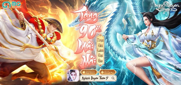 Game nhập vai Nghịch Duyên Thiên Ý ưu đãi vĩnh viễn 90%, trọn đời làm đại gia cập bến Việt Nam 0