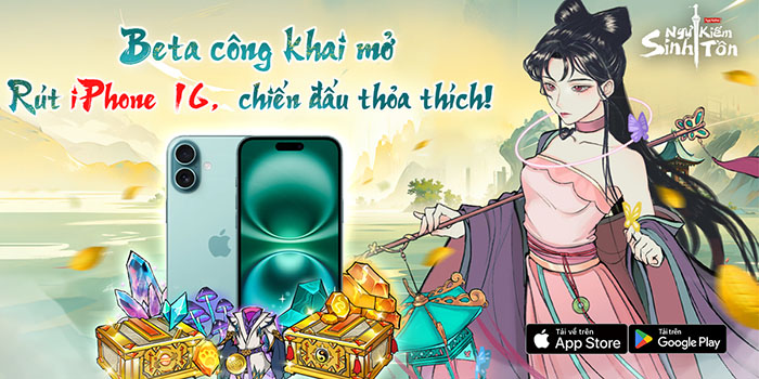 Chơi game quét quái tu tiên sảng khoái cùng với game mới Ngự Kiếm Sinh Tồn 0