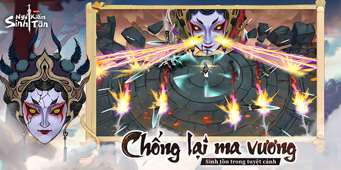 Chơi game quét quái tu tiên sảng khoái cùng với game mới Ngự Kiếm Sinh Tồn 4