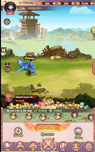 Chân Vương 3Q cho người chơi thoả sức chế đồ, triệu hồi Võ Tướng không giới hạn 0