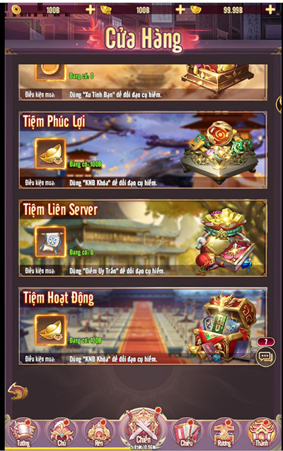 Chân Vương 3Q cho người chơi thoả sức chế đồ, triệu hồi Võ Tướng không giới hạn 11