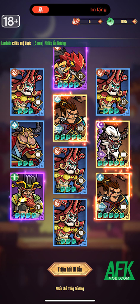 Thiên Đình Ta Vô Địch có nhịp độ chơi nhanh, dân cày dư sức đua Top 6