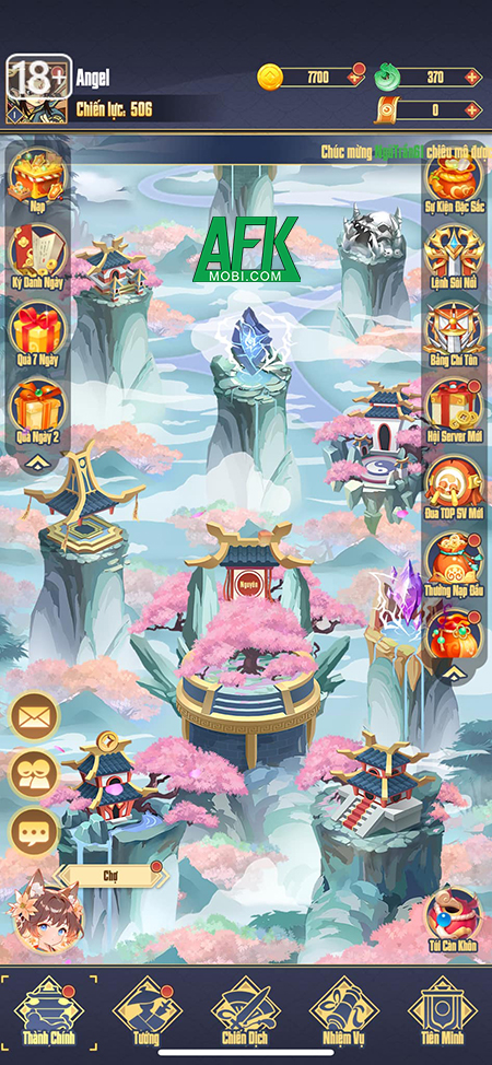 Thiên Đình Ta Vô Địch có nhịp độ chơi nhanh, dân cày dư sức đua Top 4