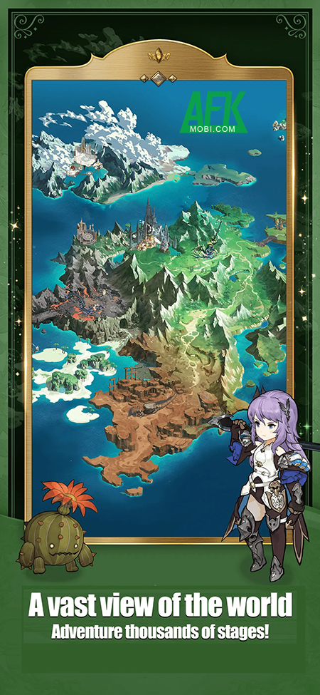 Tập hợp các hiệp sĩ để cứu lấy nhân loại trong Gran Saga Idle: KNIGHTS x KNIGHTS 1