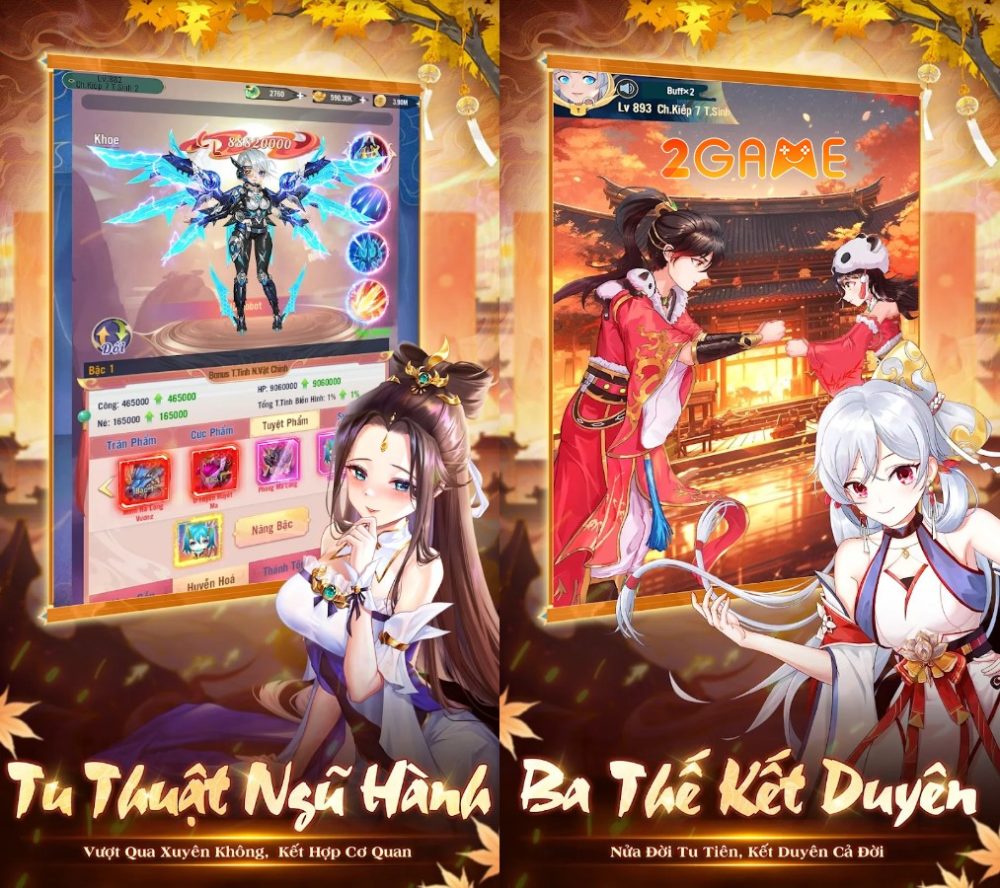 ai-tu-tien-tuyet-voi-4-1 Tu luyện ngũ hành, kết duyên đạo lữ trong game AI Tu Tiên Tuyệt Vời