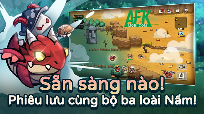 Mushroom Go mời bạn cùng các chiến binh nấm phiêu lưu chiến đấu với quái vật 0 Mushroom Go mời bạn cùng các chiến binh nấm phiêu lưu chiến đấu với quái vật 0