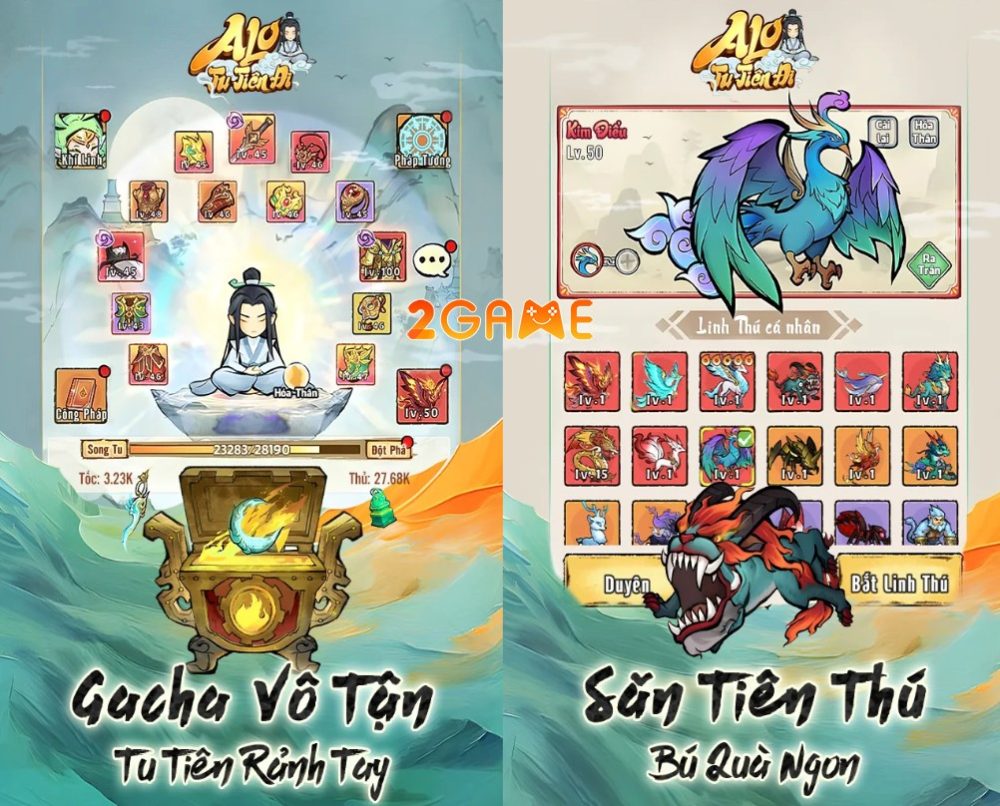 Alo Tu Tiên Đi – Game tu tiên mở rương cực hot sắp ra mắt tại Việt Nam alo tu tien di 2 1
