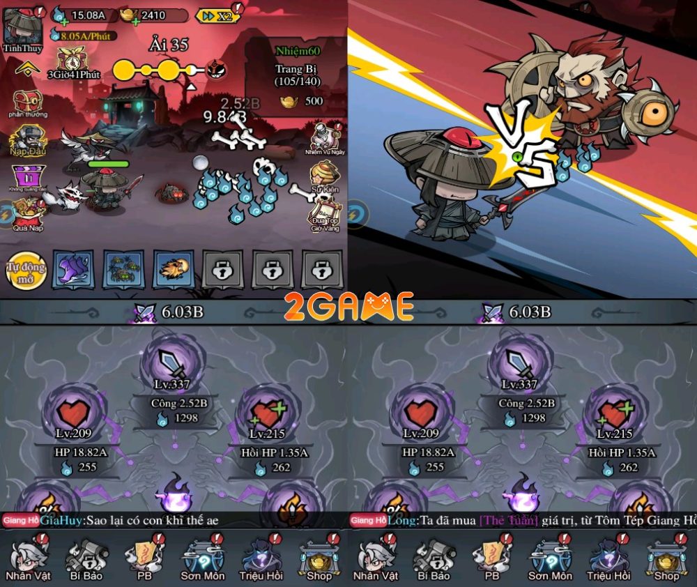 anh-hung-kungfu-3 Lối chơi đơn giản và cực dễ gây