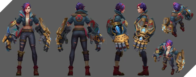 Arcane Xam Chiem LMHT, Mang Toi Trang Phuc Moi Cho Cac Vi Tuong Xuat Hien Trong Phim 2 Arcane