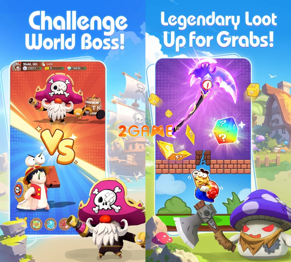 attack-on-snail-2 Attack On Snail – Hóa thân thành ốc sên trong game mở rương mới siêu tấu hài attack on snail 2