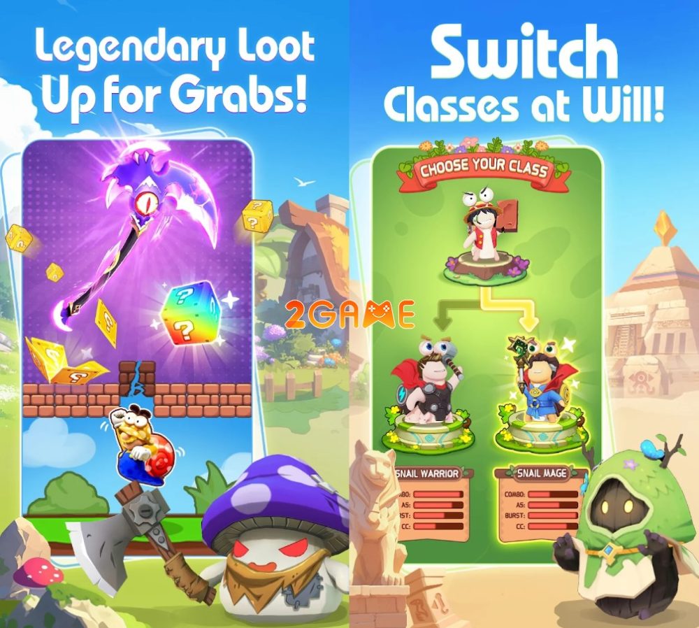 attack-on-snail-3 Attack On Snail Chuyển đổi ngoại hình của chú ốc sên một cách dễ dàng