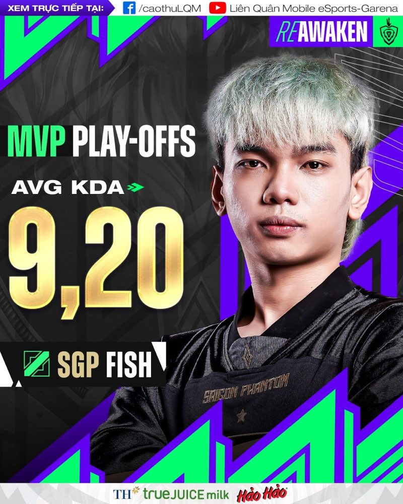 MVP và đội hình xuất sắc nhất vòng PLAY-OFFS, “Anh Cá” dẫn đầu đường đua - Đấu Trường Danh Vọng Mùa Xuân 2024 b11