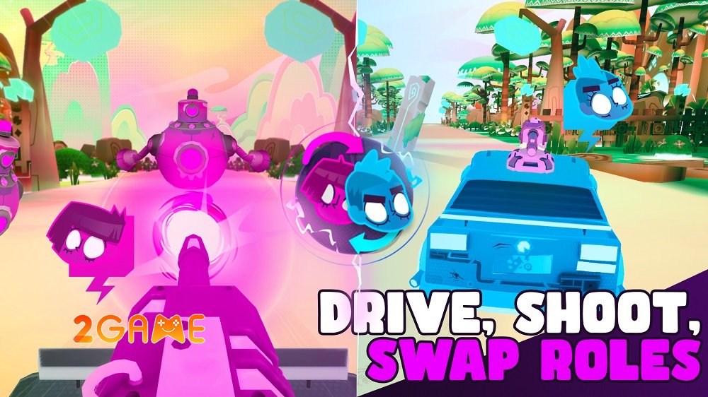 back2back-2 Back 2 Back kết hợp lối chơi co-op với lái xe và bắn súng đỉnh cao back2back 2