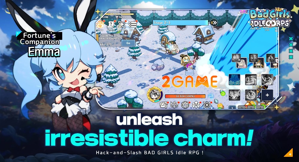 Bad Girls IDLE RPG – Phiêu lưu cùng cô nàng quậy phá và trở thành công chúa mạnh nhất thế giới bad girls idle rpg 2