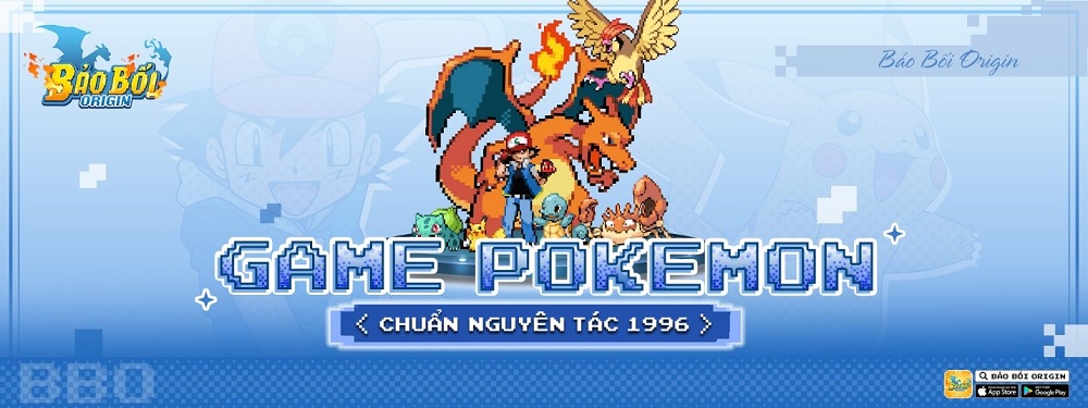 Bùng nổ trải nghiệm Bảo Bối Origin, game Pokemon chuẩn nguyên tác baoboiorigin cmn 1